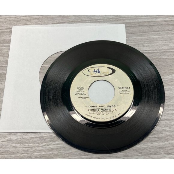 Dionne Warwick Odds And Ends / As Long As There's An Apple Tree 45 Soul Promo - Picture 3 of 4